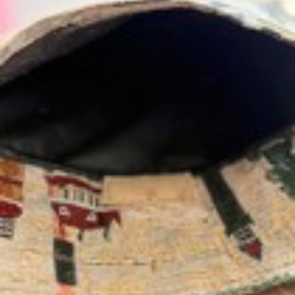 Vintage Lighthouse Tapestry Tote Bag With Change Purse 11" x 12" - Pre-Owned - Picture 6 of 14